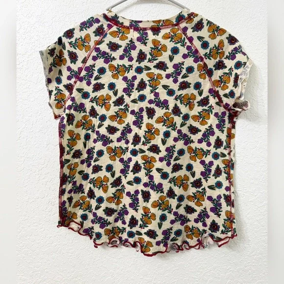 NWT Natural Life Lily Cotton Short Sleeve Tee Shirt Size Medium - Picture 5 of 11